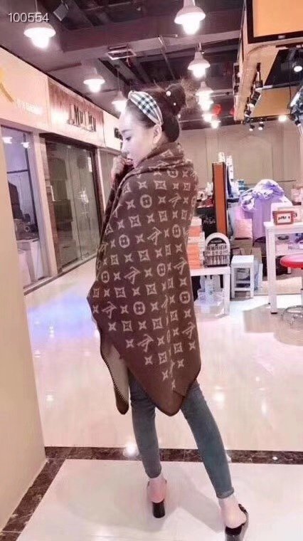 Louis Vuitton圍巾 路易威登經典Monogram圖案大圍巾 LV2021新款披肩毛毯  mmj1305